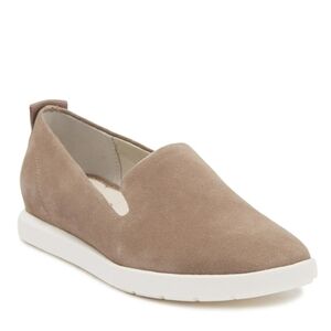 NEW Franco Sarto Boston Slip-On Sneakers Taupe Suede